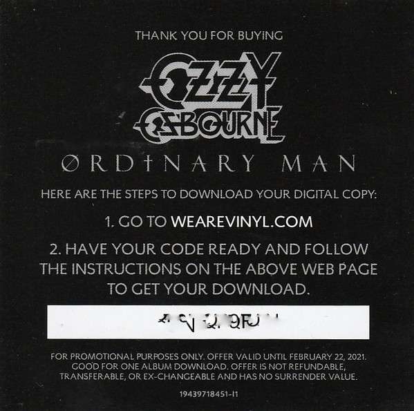 Ordinary Man - Osbourne, Ozzy