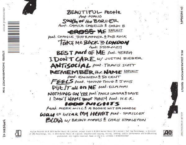 No. 6 Collaborations Project - Sheeran, Ed