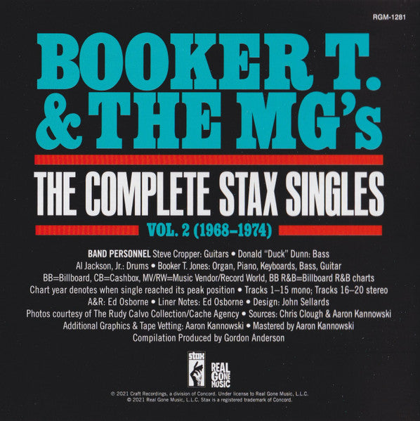 The Complete Stax Singles, Vol. 2 (1968-1974) - Booker T & The MG's