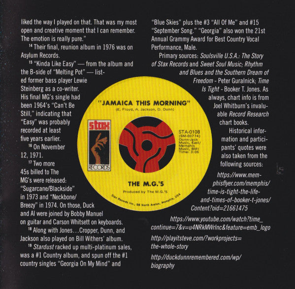 The Complete Stax Singles, Vol. 2 (1968-1974) - Booker T & The MG's