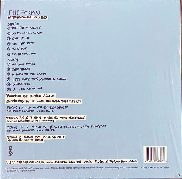 Interventions And Lullabies - Format