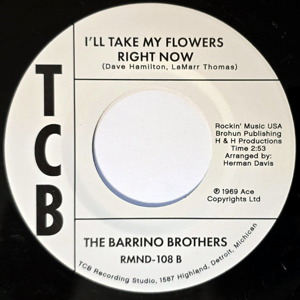 Just A Mistake / I'll Take My Flowers Right Now - Barrino Brothers