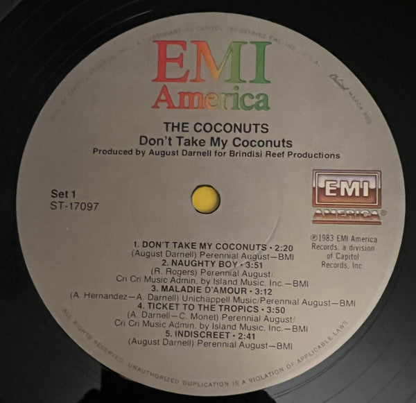 Don't Take My Coconuts - Coconuts