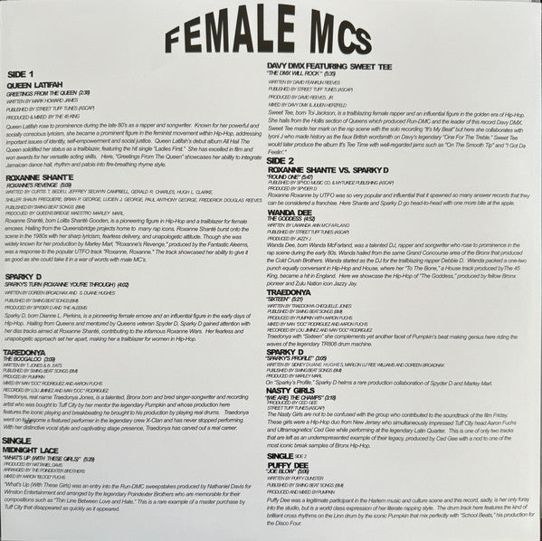 TUFF CITY SALUTES HIP HOP 50: THE FEMALE MC'S - Various