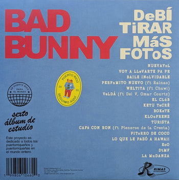 DEBÍ TIRAR MÁS FOTOS - Bad Bunny