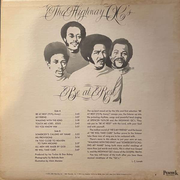 Be At Rest - The Highway QC's