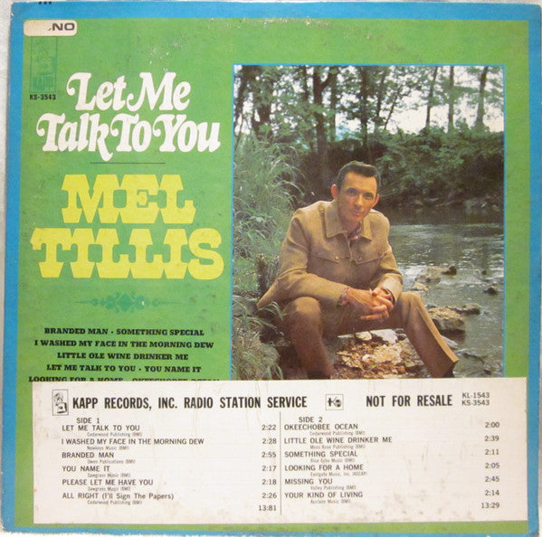 Let Me Talk To You - Tillis, Mel