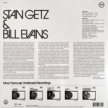 Previously Unreleased Recordings - Getz, Stan & Bill Evans