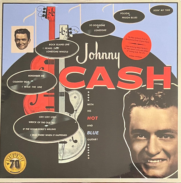 With His Hot And Blue Guitar: Sun Records 70th / Remastered 2022 [LP] - Johnny Cash