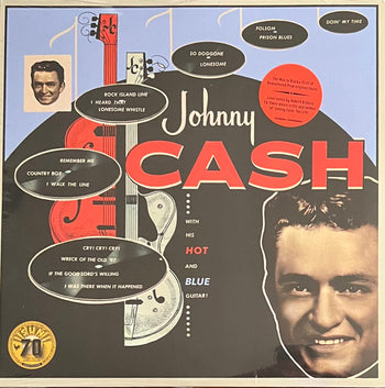 With His Hot And Blue Guitar: Sun Records 70th / Remastered 2022 [LP] - Johnny Cash