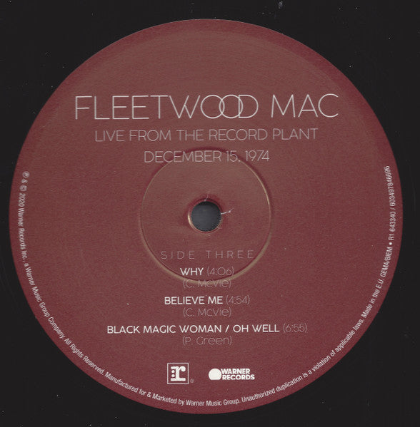 1973 To 1974 - Fleetwood Mac