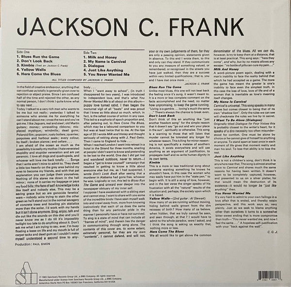 Jackson C. Frank - Frank, Jackson C.