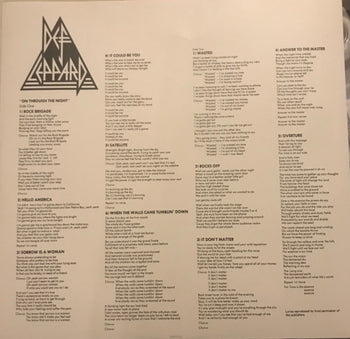 On Through The Night - Def Leppard