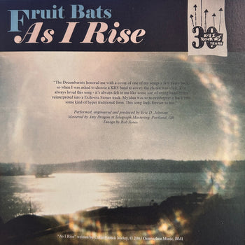 As I Rise b/w Grace Cathedral Hill - Fruit Bats / Anaïs Mitchell