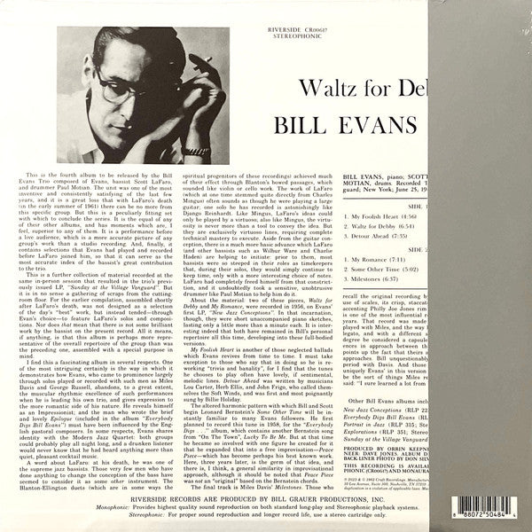 Waltz For Debby - Evans, Bill