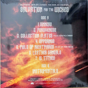 Salvation For The Wicked - Ransom / Boldy James / Craven, Nicholas