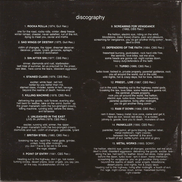 A Tribute To Judas Priest Legends Of Metal - Various