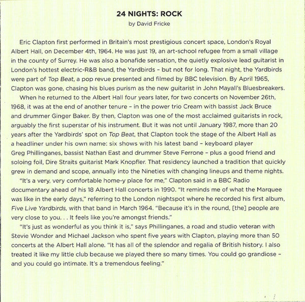 24 Nights: Rock - Clapton, Eric