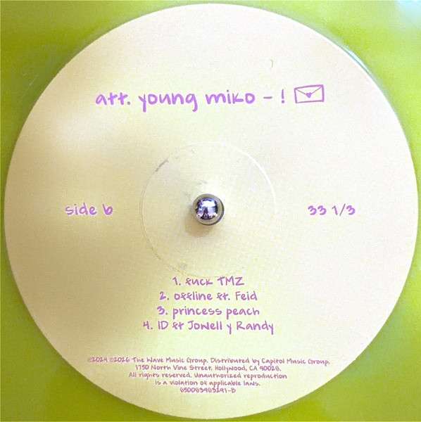 att. [Neon Yellow with Poster] - Young Miko