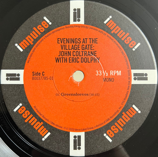 Evenings At The Village Gate: John Coltrane With E - Coltrane, John