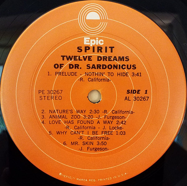 Twelve Dreams Of Dr. Sardonicus - Spirit