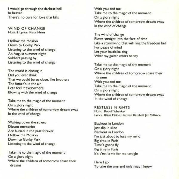 Crazy World - Scorpions