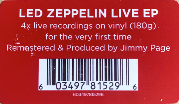 Live Ep - Led Zeppelin [LP]