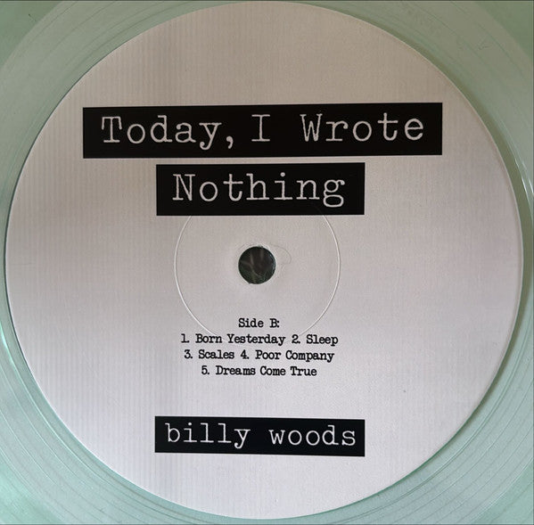 Today, I Wrote Nothing (10 Year Anniversary) - Billy Woods