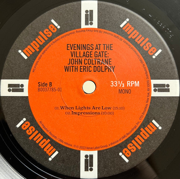 Evenings At The Village Gate: John Coltrane With E - Coltrane, John