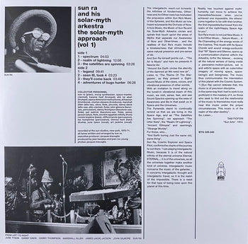 Solar-Myth Approach Vol. 1 - Sun Ra & His Solar-Myth Arkestra