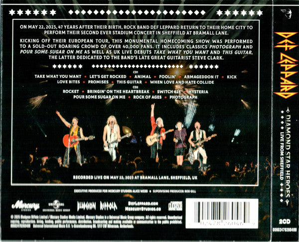 Diamond Star Heroes: Live From Sheffield - Def Leppard