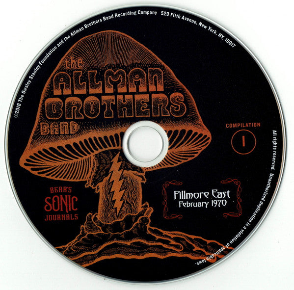 Bear's Sonic Journals: Fillmore East February 1970 - Allman Brothers Band, The