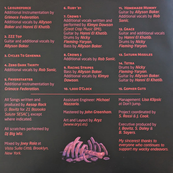 Skelethon (10 Year Anniversary Edition) - Aesop Rock