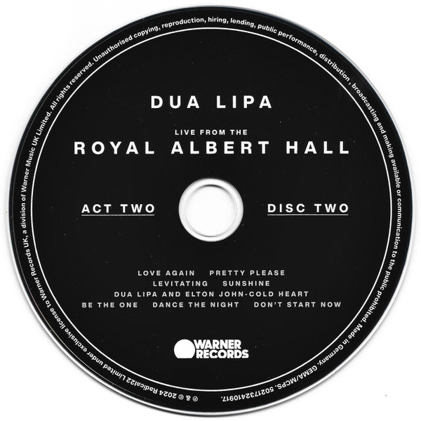 Live From The Royal Albert Hall - Dua Lipa