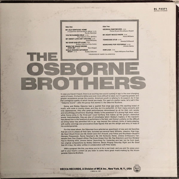 The Osborne Brothers - Osborne Brothers