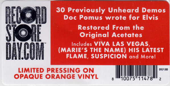 Viva Doc Pomus: Songs For Elvis (The Demos) - Pomus, Doc