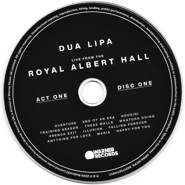 Live From The Royal Albert Hall - Dua Lipa