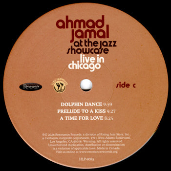 AT THE JAZZ SHOWCASE: LIVE IN CHICAGO (RSD) - JAMAL,AHMAD
