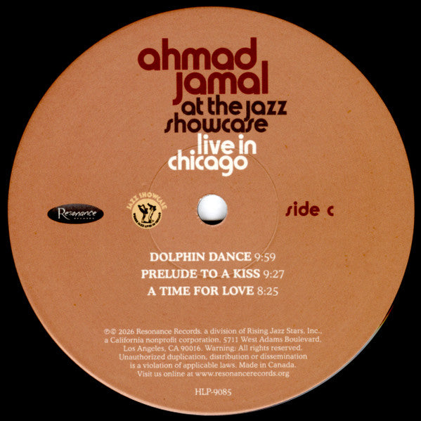 AT THE JAZZ SHOWCASE: LIVE IN CHICAGO (RSD) - JAMAL,AHMAD
