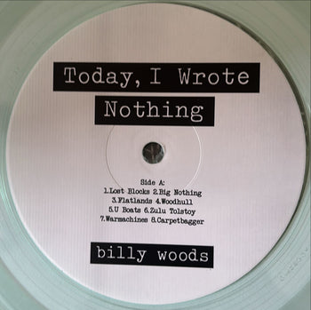 Today, I Wrote Nothing (10 Year Anniversary) - Billy Woods