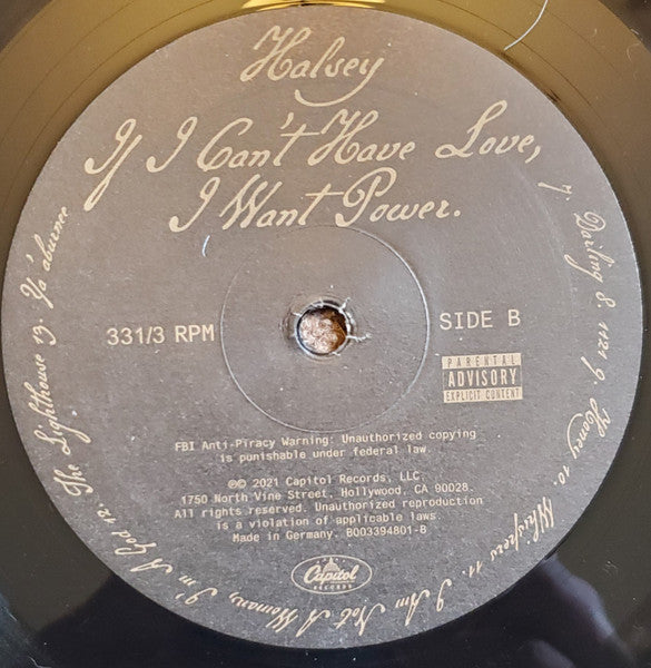 If I Can'T Have Love, I Want Power - Halsey