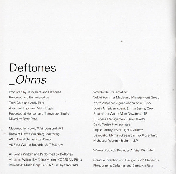 Ohms - Deftones