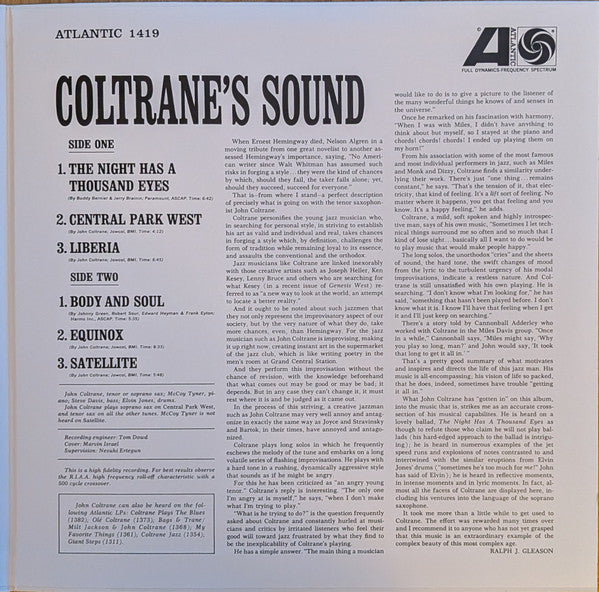 Coltrane's Sound - Coltrane, John