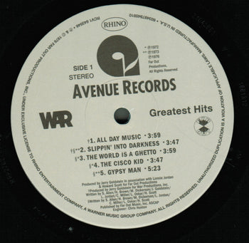 Greatest Hits - War