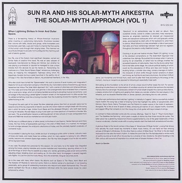 Solar-Myth Approach Vol. 1 - Sun Ra & His Solar-Myth Arkestra