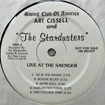 Live At The Saenger  - Cissell, Art