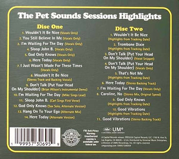Pet Sounds Sessions - Beach Boys