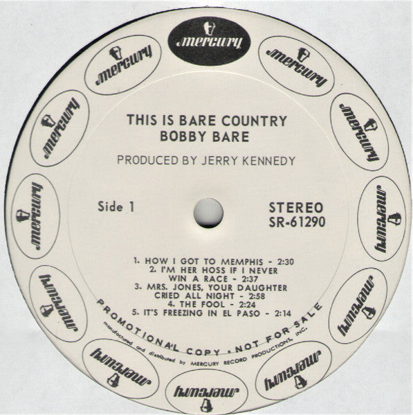 This Is Bare Country - Bare, Bobby