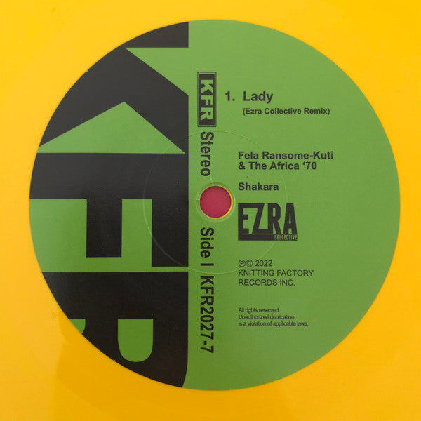Shakara [Colored Vinyl] (Pnk) (Wsv) (Ylw) (Aniv) - Fela Kuti