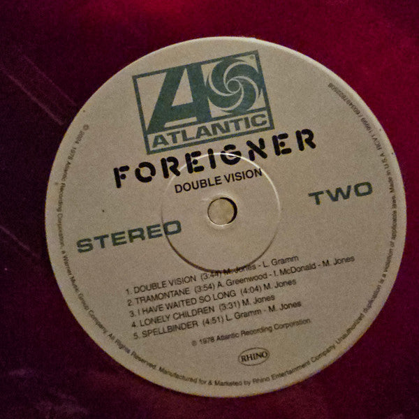 Double Vision - Foreigner